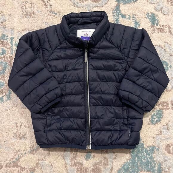 Polarn O Pyret Navy Blue Shell Jacket & Puffer Coat Set - Picture 7 of 10